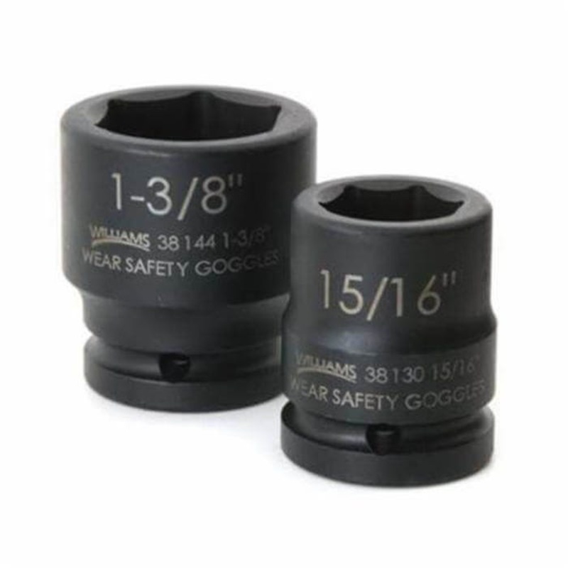 Williams 38440 Supertorque Standard Socket, 3/4 in Square Drive, 1-1/4 in Shallow Length Socket