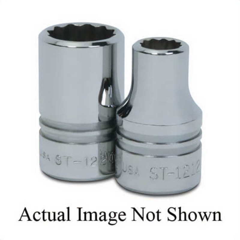 Williams ST-1248 Supertorque Socket, 1/2 in, 1-1/2 in Shallow Length Socket