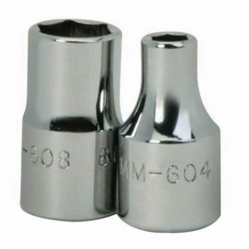 Williams MMD-604 Deep Length Socket, 1/4 in, 4 mm