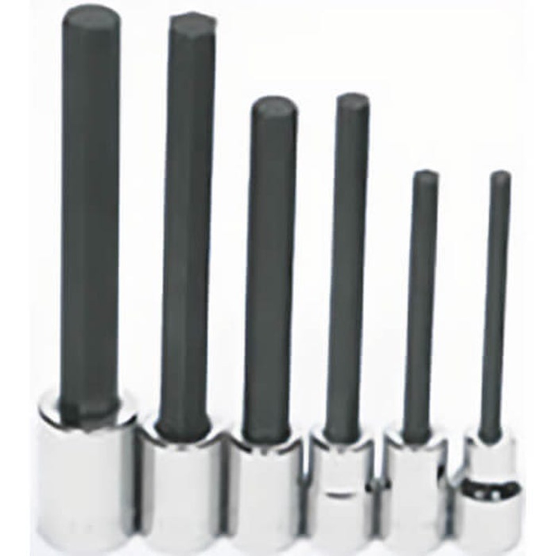 Williams WSSS-6LRC 6 pc 1/2 in Drive Long Hex Bit Set