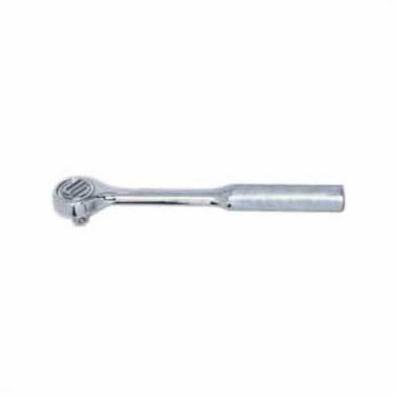 Wright 4426 Double Pawl Hand Ratchet, 1/2 in Drive, Round Head, 10-1/4 in OAL, Forged Alloy Steel, Polished Chrome, ASME B107.10M