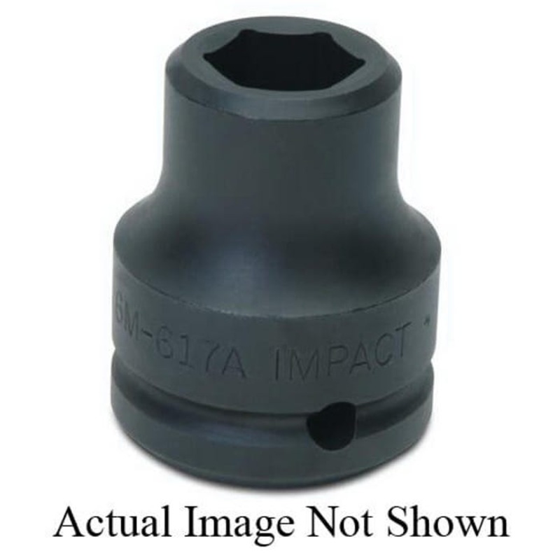 Williams 6M-624A Supertorque Standard Socket, 3/4 in Square Drive, 24 mm Shallow Length Socket