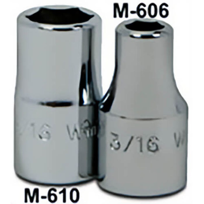 Williams MD-608 1/4 in Drive 1/4 in Deep Socket 6 pt