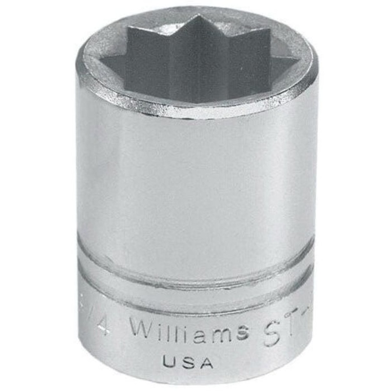 Williams ST-816 Supertorque Socket, 1/2 in, 1/2 in Shallow Length Socket