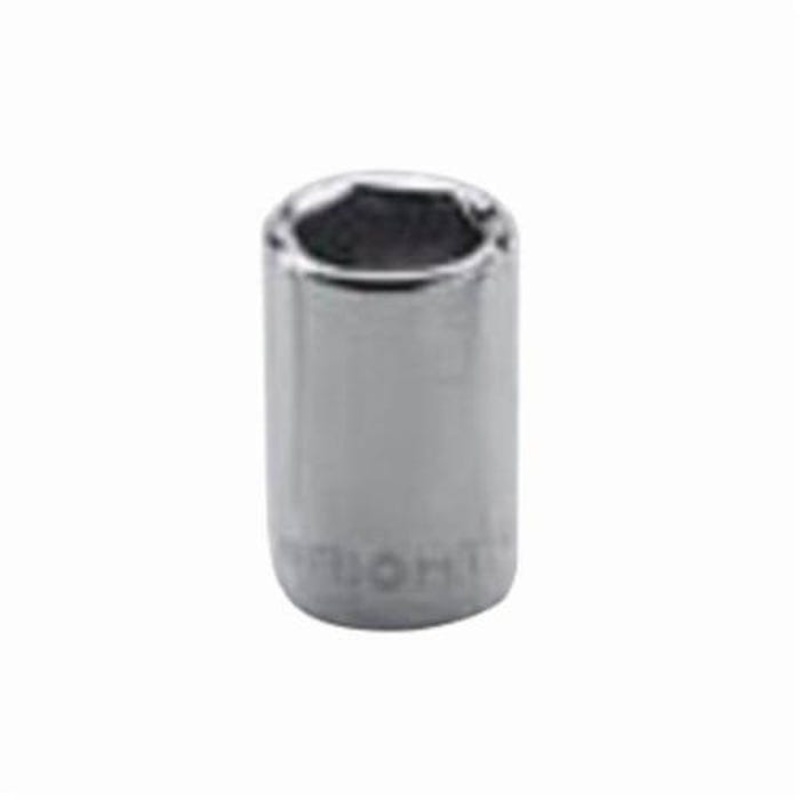 Wright 2016 Shape II Standard Length Socket, 1/4 in Square Drive, 1/2 in, 6 Points