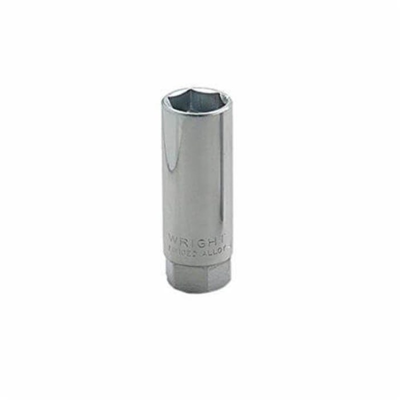 Wright 3590 Shape I Spark Plug Holding Standard Length Socket, 3/8 in Square Drive, 5/8 in, 6 Points