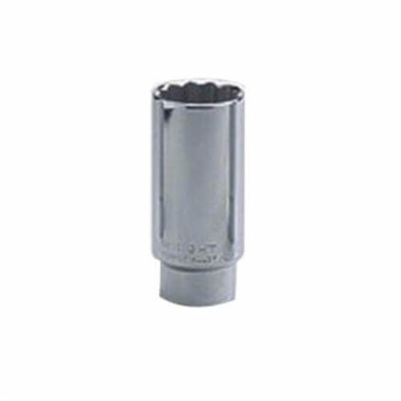 Wright 4646 Deep Length Shape III Socket, 1/2 in Square Drive, 1-7/16 in, 12 Points