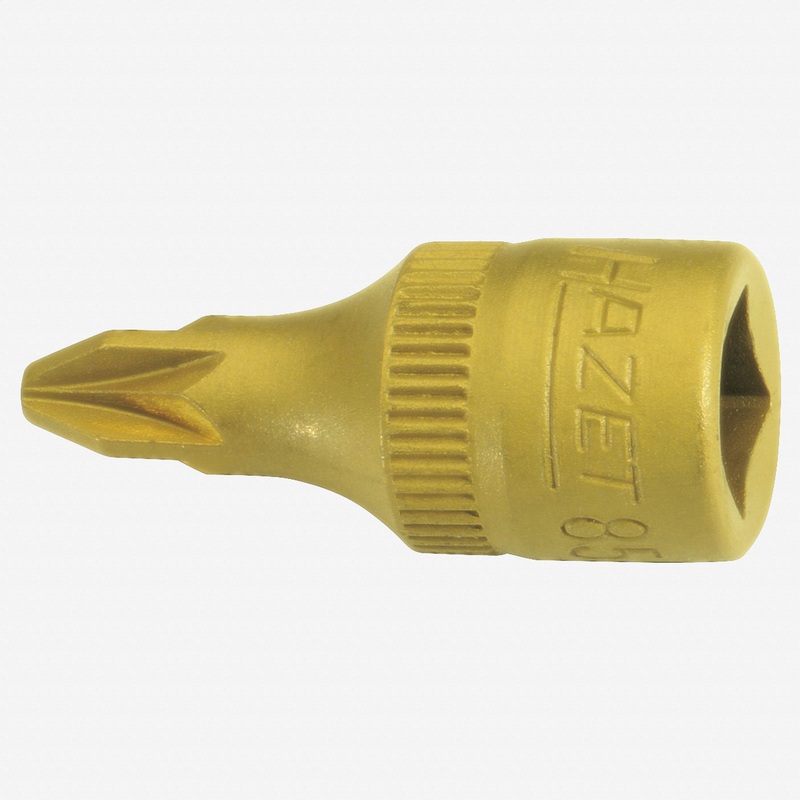 Hazet 8507-PZ3 PZ #3 Pozidriv Titanium-Nitride 1/4" Socket