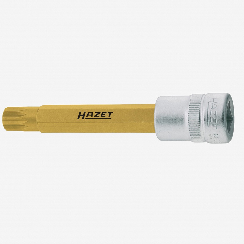 Hazet 8808LG-10 M10 Long XZN Titanium-Nitride Socket 3/8"