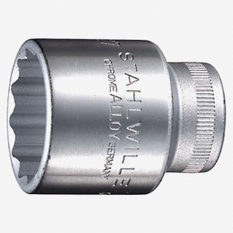 Stahlwille 50a Socket, 1/2" Drive, 12 Point, 1"
