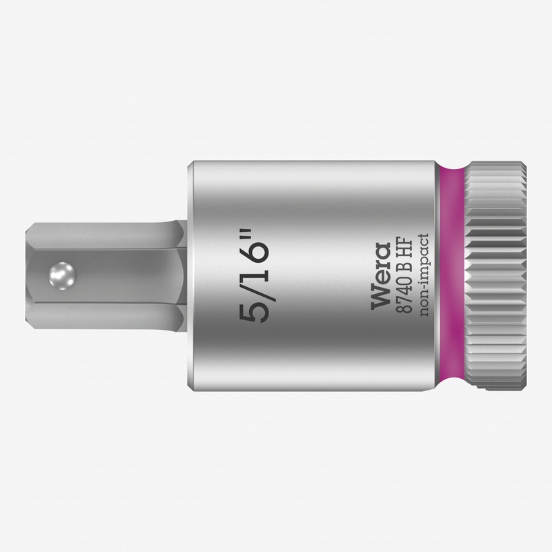 Wera 003091 3/8" Drive Zyklop Hex-Plus Bit Socket with Holding Function 5/16"