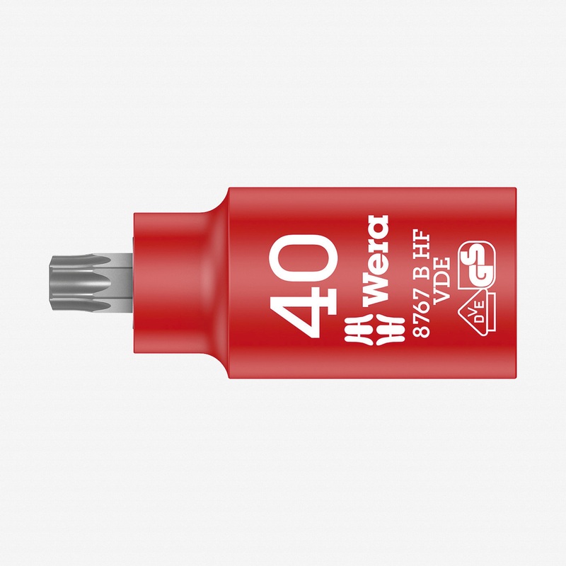 Wera 004924 VDE HF Torx Bit 3/8" Drive Socket, T40