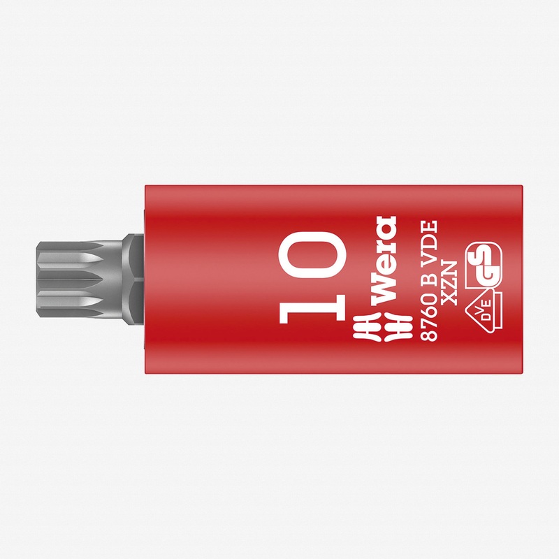 Wera 004941 VDE XZN Bit 3/8" Drive Socket, M10