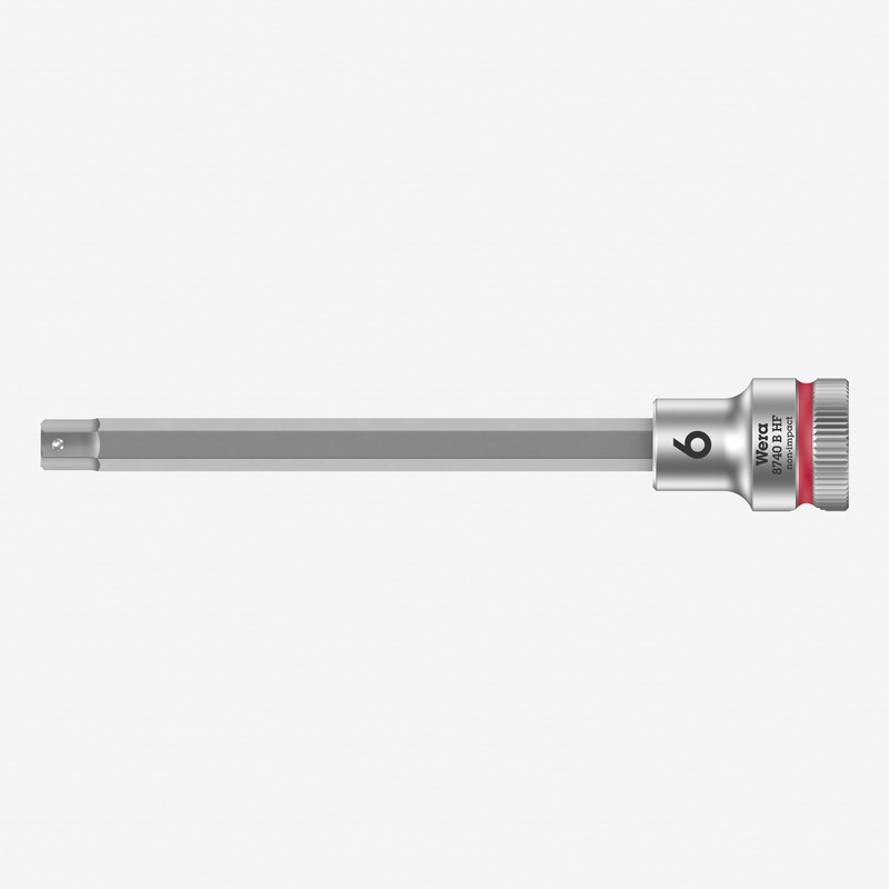 Wera 003036 3/8" Drive Zyklop Hex-Plus Bit Socket with Holding Function 6.0 mm Long