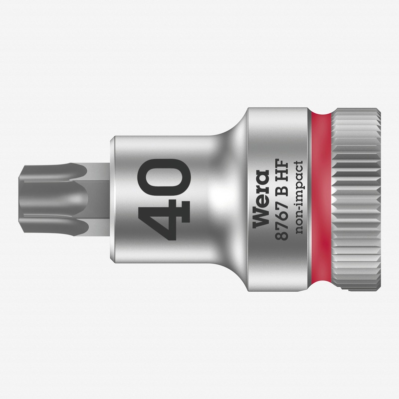 Wera 003068 3/8" Drive Zyklop Torx Bit Socket with Holding Function T40