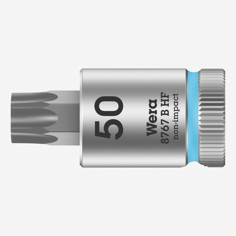 Wera 003072 3/8" Drive Zyklop Torx Bit Socket with Holding Function T50