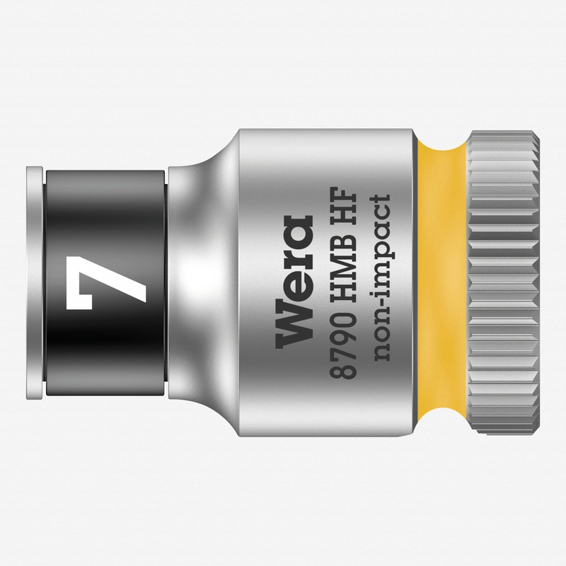 Wera 003741 Zyklop Socket with 3/8" Drive with Holding Function - 7.0 mm
