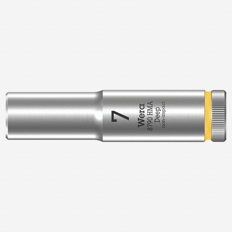 Wera 004504 Deep Socket, 7.0 x 1/4"