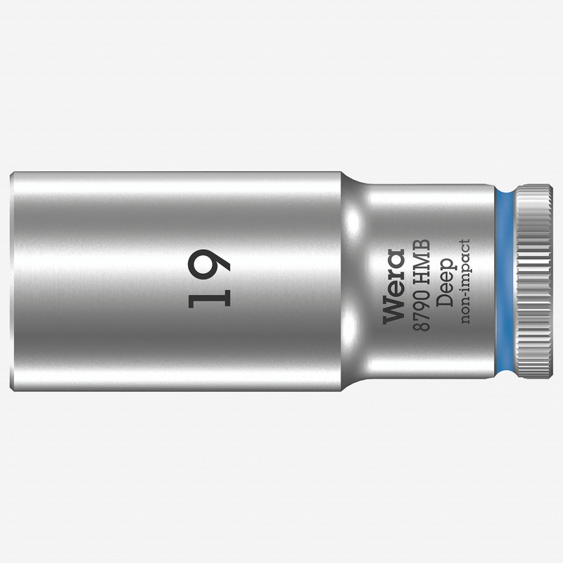 Wera 004541 Deep Socket, 19 x 3/8"