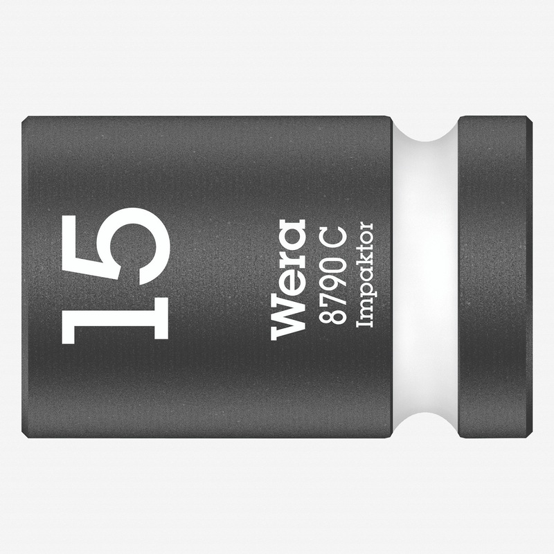 Wera 004572 Impact Socket, 15 x 1/2"
