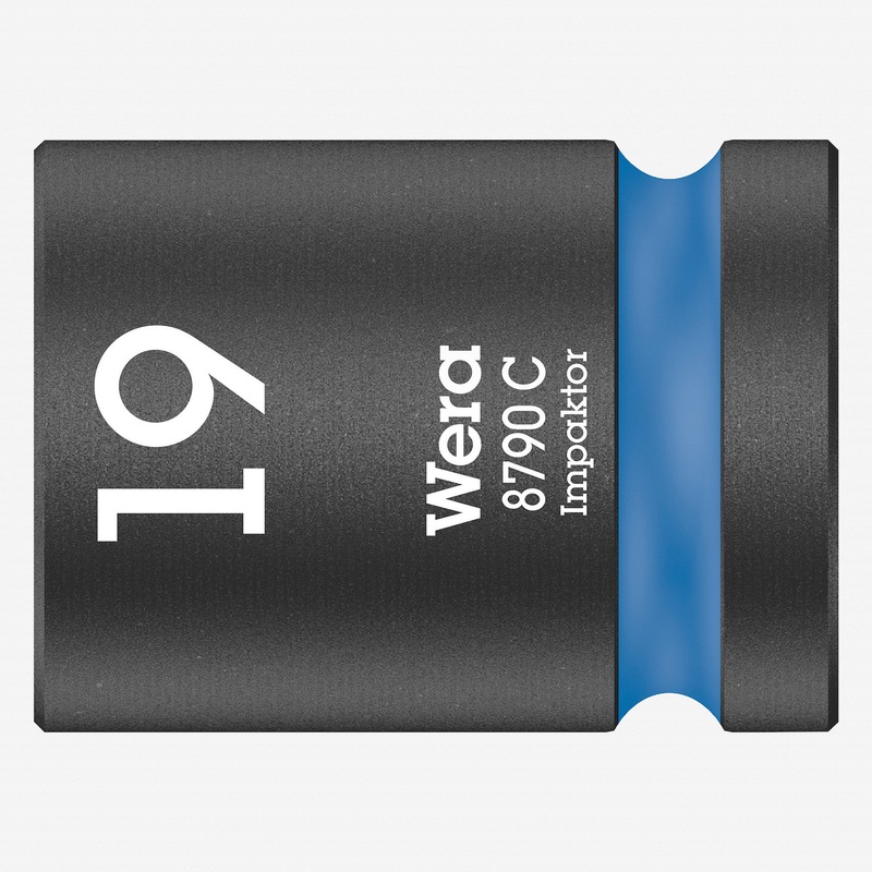 Wera 004576 Impact Socket, 19 x 1/2"