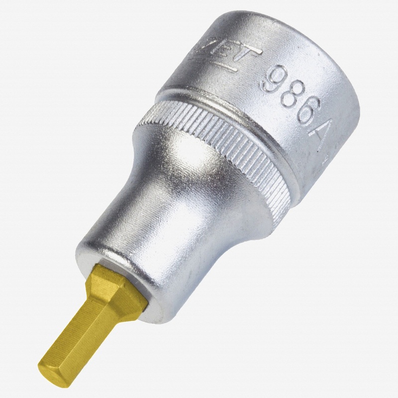 Hazet 986A-3/16 3/16" Hex Titanium-Nitride Socket, 1/2" Drive