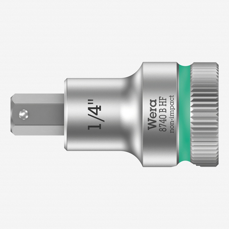 Wera 003089 3/8" Drive Zyklop Hex-Plus Bit Socket with Holding Function 1/4"