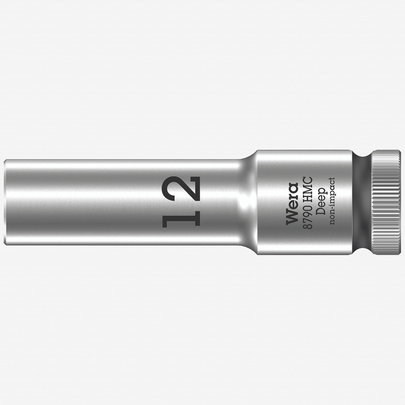 Wera 004552 Deep Socket, 12 x 1/2"