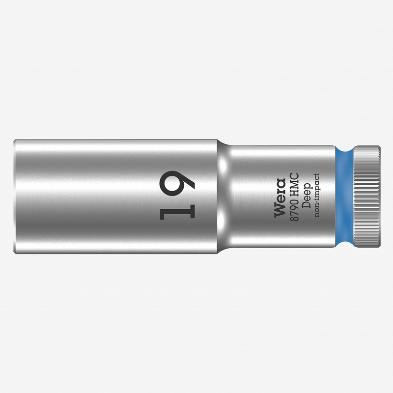 Wera 004559 Deep Socket, 19 x 1/2"