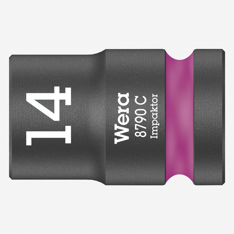 Wera 004571 Impact Socket, 14 x 1/2"