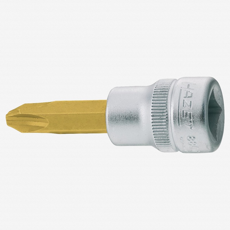 Hazet 8806-PH2 PH #2 Phillips Titanium-Nitride Socket 3/8"