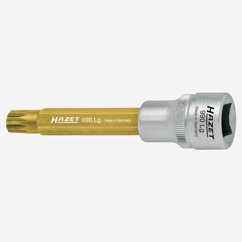 Hazet 990LG-6 M6 XZN Titanium-Nitride Socket 1/2" - Long