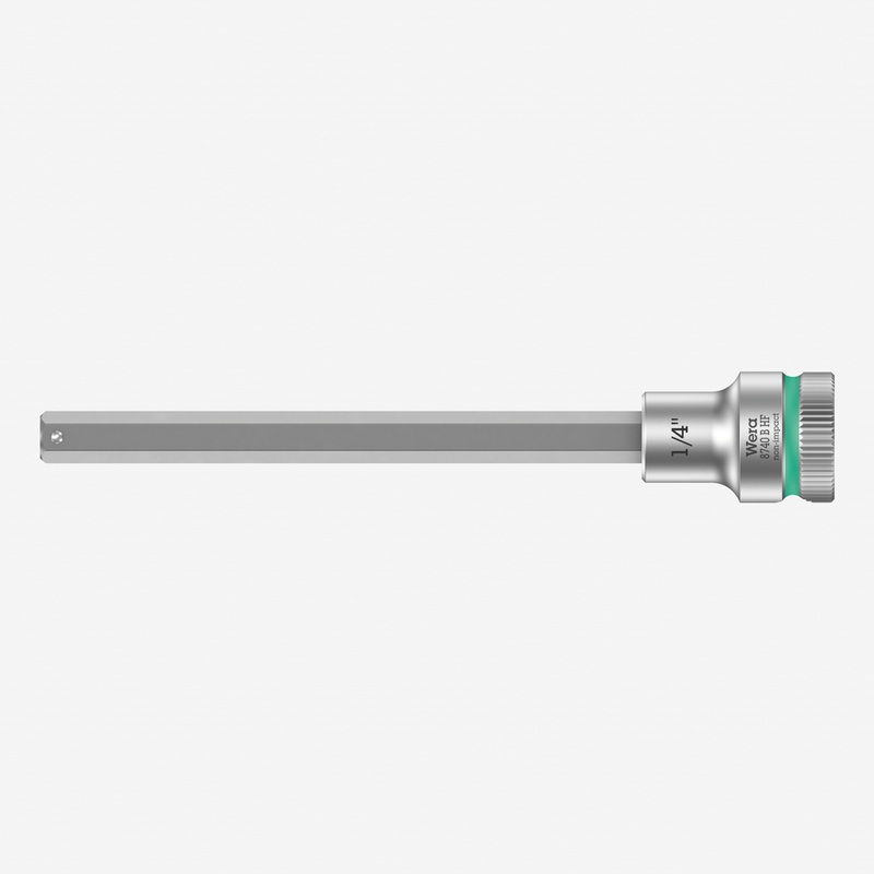 Wera 003090 3/8" Drive Zyklop Hex-Plus Bit Socket with Holding Function 1/4" Long