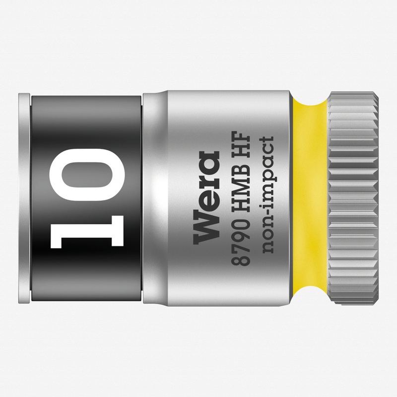 Wera 003744 Zyklop Socket with 3/8" Drive with Holding Function - 10 mm