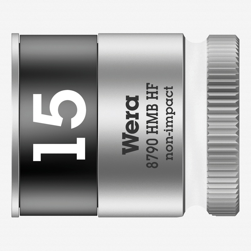 Wera 003749 Zyklop Socket with 3/8" Drive with Holding Function - 15 mm