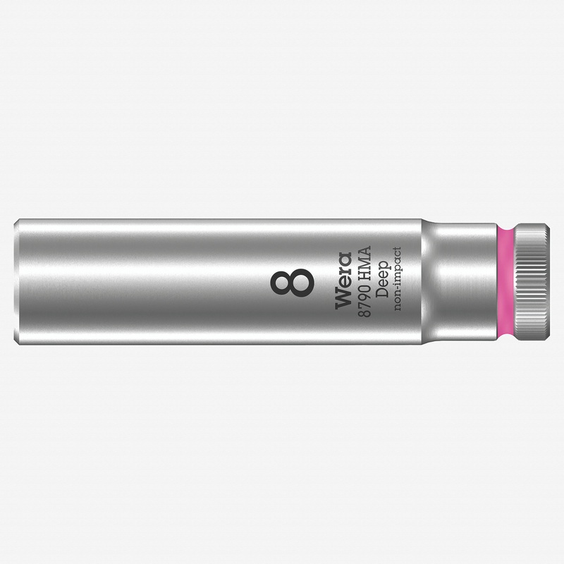 Wera 004505 Deep Socket, 8.0 x 1/4"