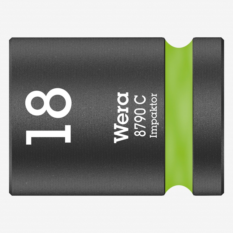 Wera 004575 Impact Socket, 18 x 1/2"