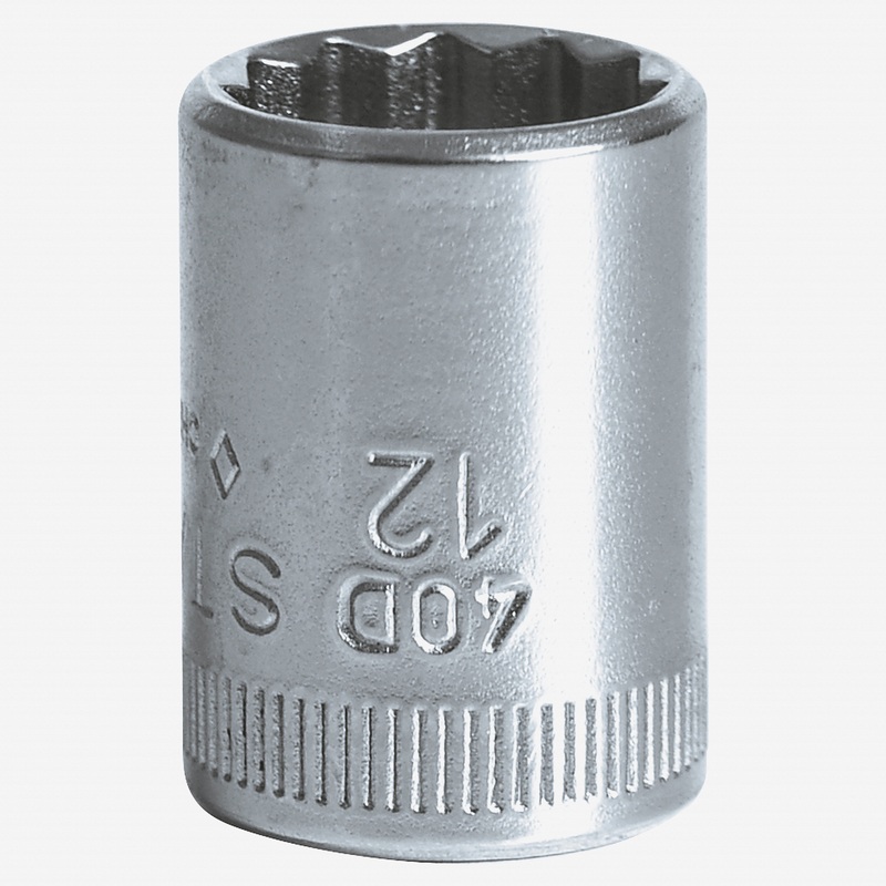 Stahlwille 40D 12-pt 1/4" Socket, 12 mm
