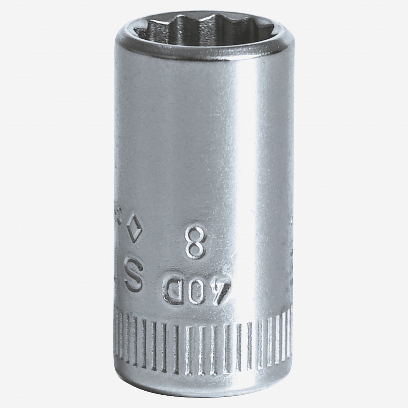 Stahlwille 40D 12-pt 1/4" Socket, 8 mm