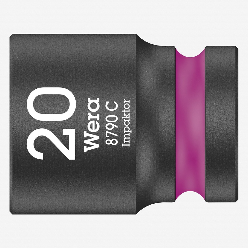 Wera 004577 Impact Socket, 20 x 1/2"