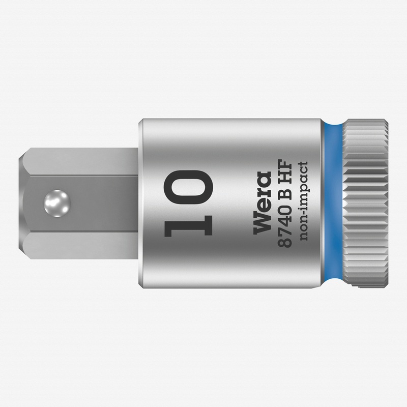 Wera 003043 3/8" Drive Zyklop Hex-Plus Bit Socket with Holding Function 10.0 mm
