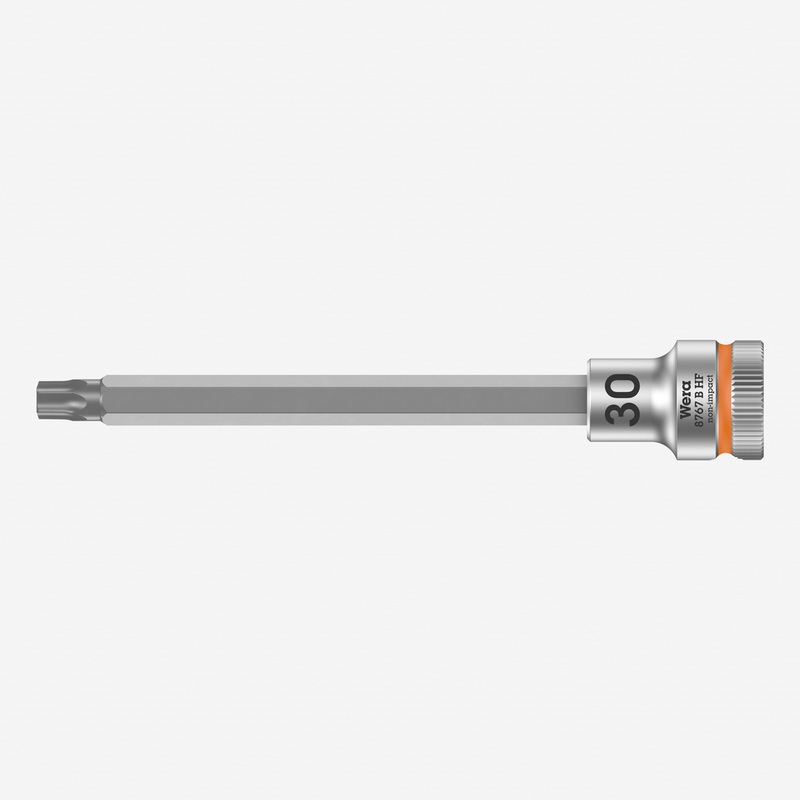 Wera 003067 3/8" Drive Zyklop Torx Bit Socket with Holding Function T30 Long