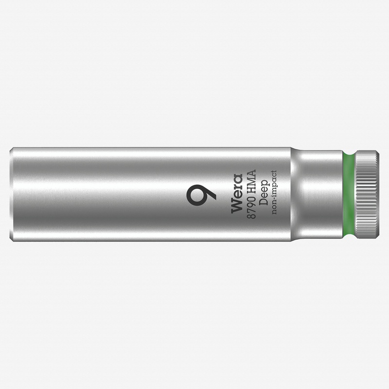 Wera 004506 Deep Socket, 9.0 x 1/4"