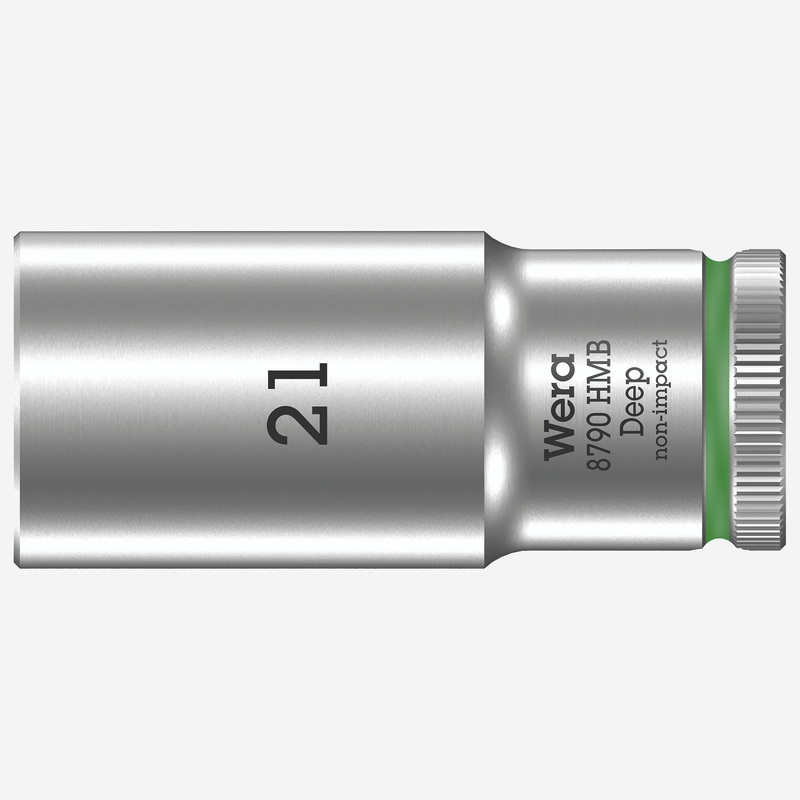 Wera 004543 Deep Socket, 21 x 3/8"