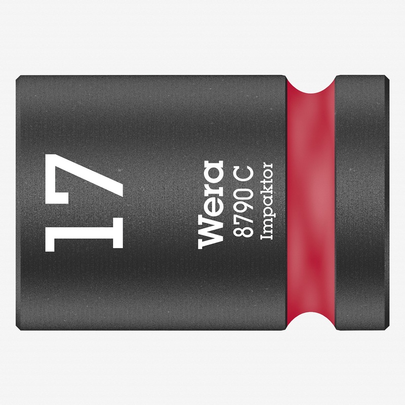 Wera 004574 Impact Socket, 17 x 1/2"