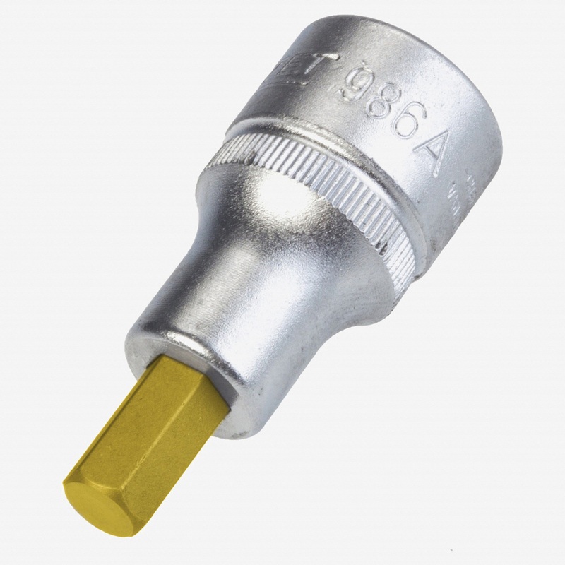 Hazet 986A-5/16 5/16" Hex Titanium-Nitride Socket, 1/2" Drive