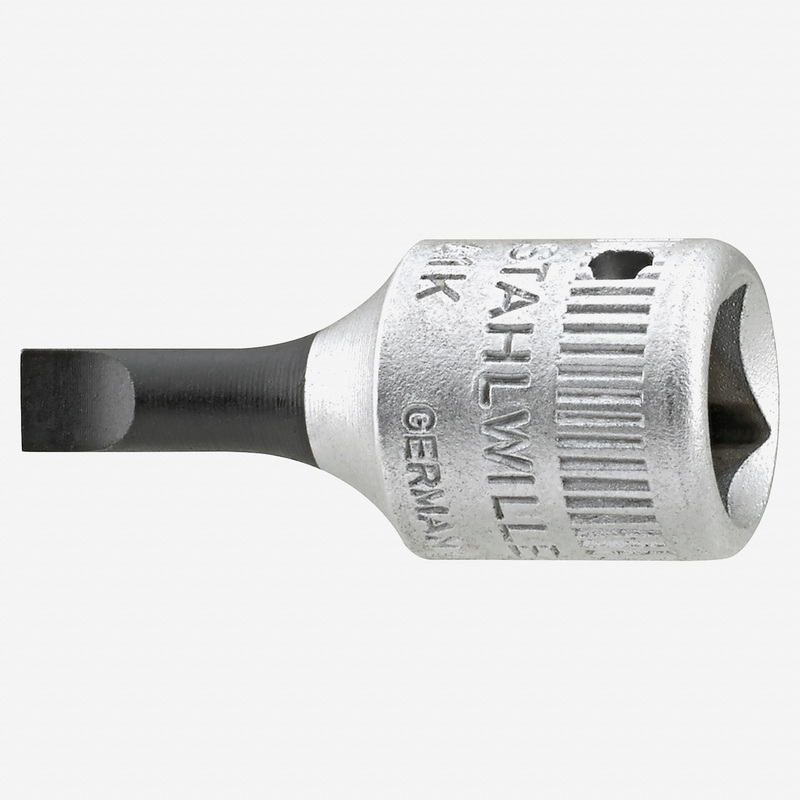 Stahlwille 41K Slotted Socket, 1/4" Drive, 1.2 x 8 mm
