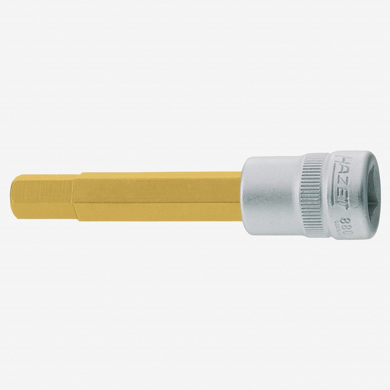 Hazet 8801-4 4mm Hex Titanium-Nitride Socket 3/8"
