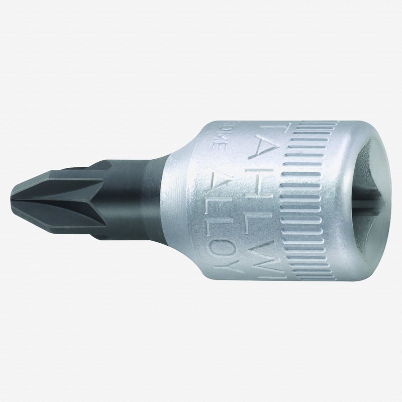 Stahlwille 44PZ Pozidriv Socket, 1/4" Drive, PZ2
