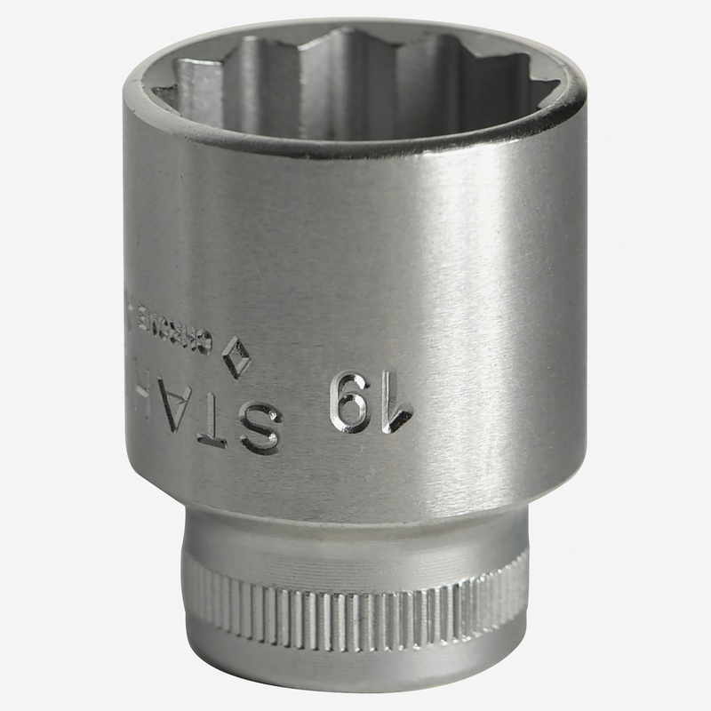 Stahlwille 45 Socket, 3/8" Drive, 12 Point, 19 mm